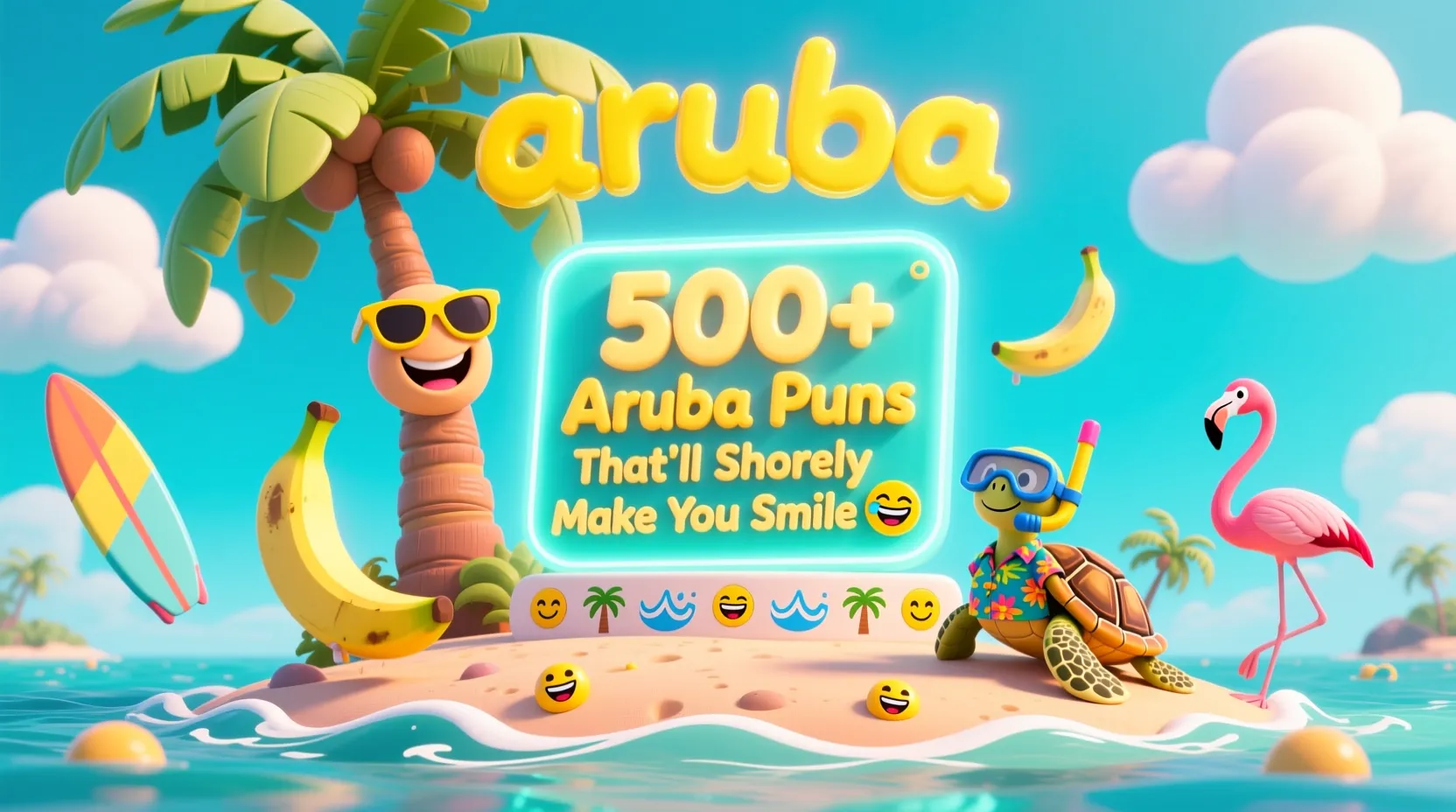 You are currently viewing 500+ Aruba Puns That’ll Shorely Make You Smile 🌊😂