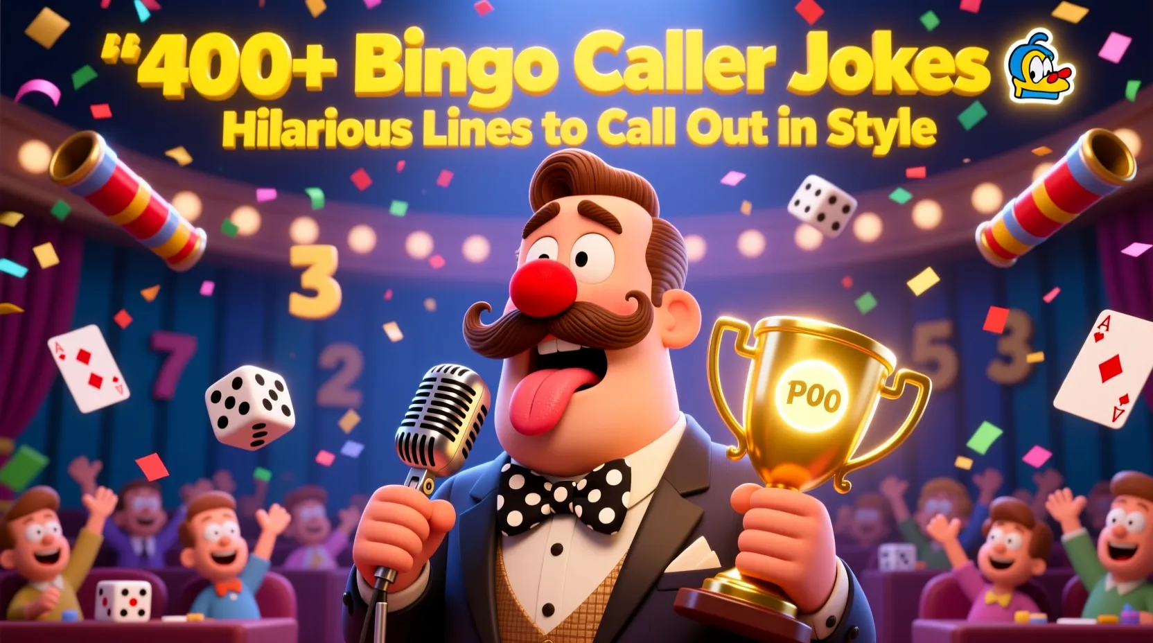 You are currently viewing 400+ Bingo Caller Jokes 🎱 Hilarious Lines to Call Out in Style