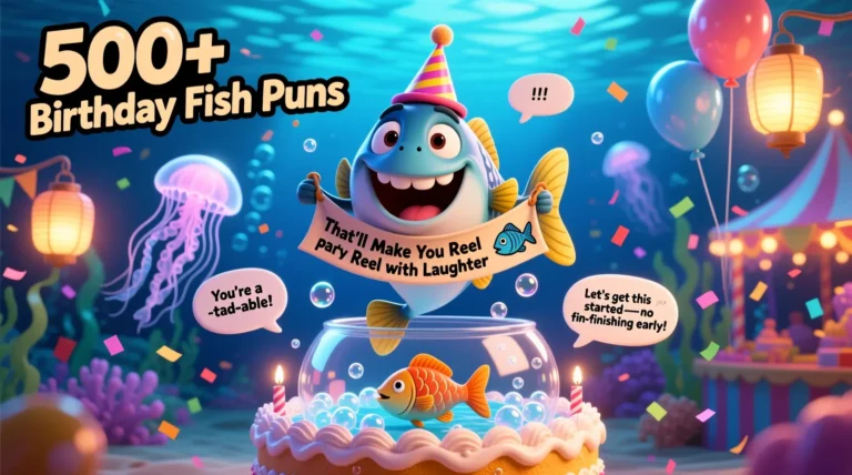 Birthday Fish Puns