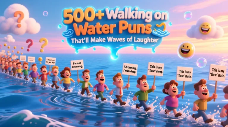 Walking on Water Puns