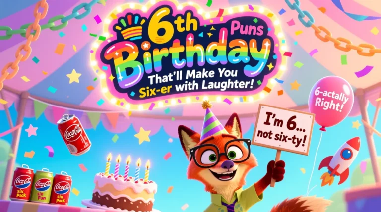6th Birthday Puns
