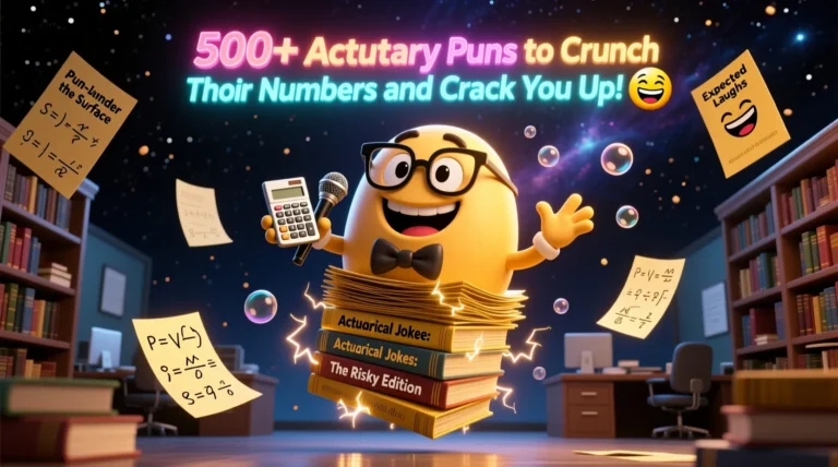 😂📊 500+Actuary Puns to Crunch Your Numbers and Crack You Up! 📊😂