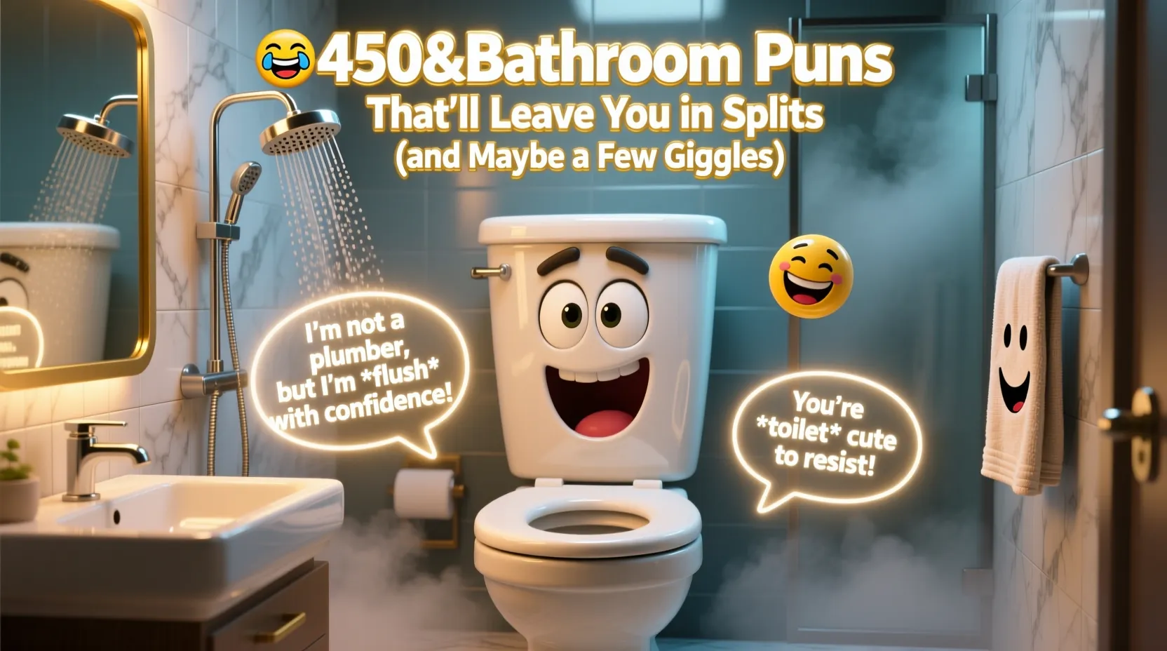 You are currently viewing 🚿😂450+Bathroom Puns That’ll Leave You in Splits (and Maybe a Few Giggles)