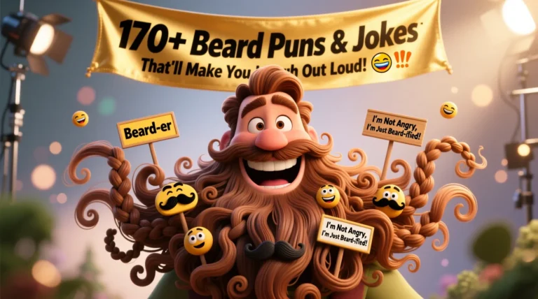🧔😂 170+ Beard Puns & Jokes That’ll Make You Laugh Out Loud! 🪒🎉