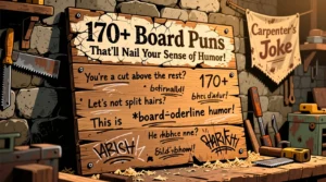Read more about the article 🪵 170+ Board Puns That’ll Nail Your Sense of Humor! 😂🔨