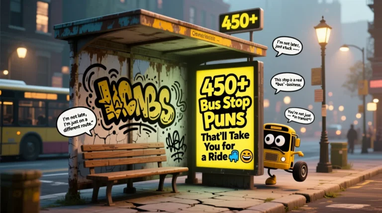Bus Stop Puns