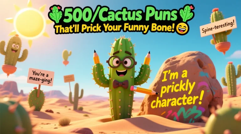Cactus Puns