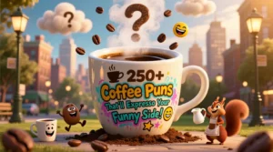 Read more about the article ☕ 250+ Coffee Puns That’ll Espresso Your Funny Side! 😂🌟