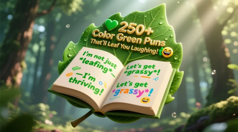 Colour Green Puns
