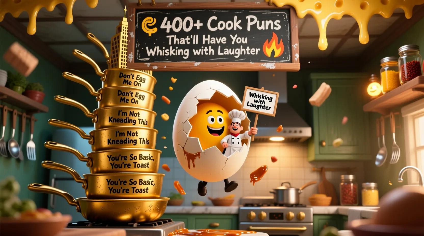 You are currently viewing 🍳 400+Cook Puns That’ll Have You Whisking with Laughter 😂🔥