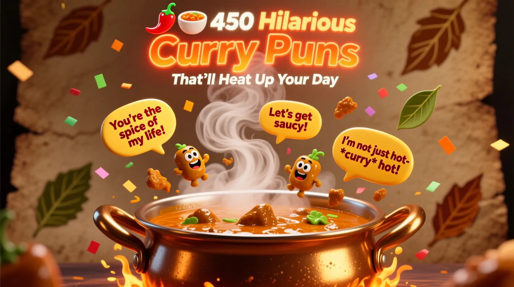 You are currently viewing 🌶️🍛 450 Hilarious Curry Puns That’ll Heat Up Your Day