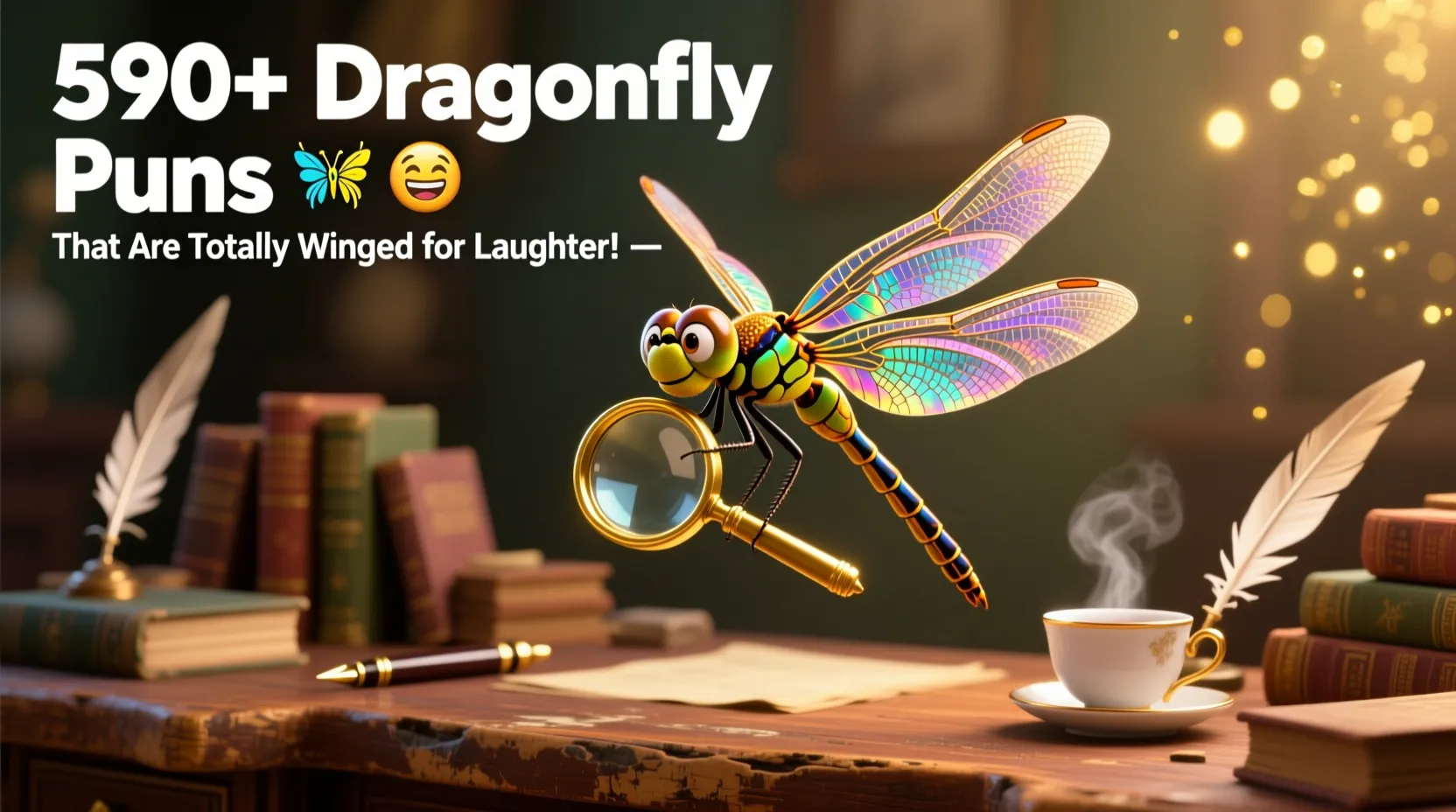 Read more about the article 590+Dragonfly Puns 🐉🪰That Are Totally Winged for Laughter!