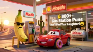 Read more about the article ⛽ 800+Gas Station Puns That’ll Fuel Your Laughter! 😂🚗