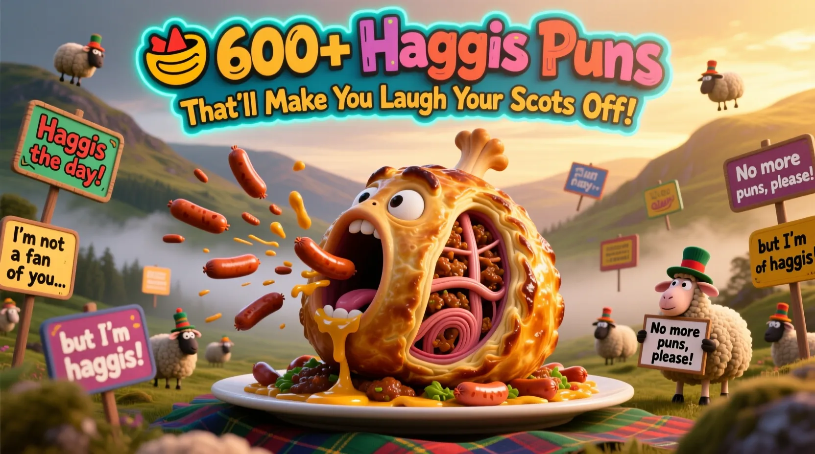 You are currently viewing 🥧😂 600+Haggis Puns That’ll Make You Laugh Your Scots Off!