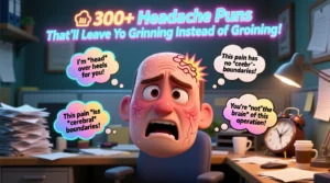 Read more about the article 🤕💭300+Headache Puns That’ll Leave You Grinning Instead of Groaning!