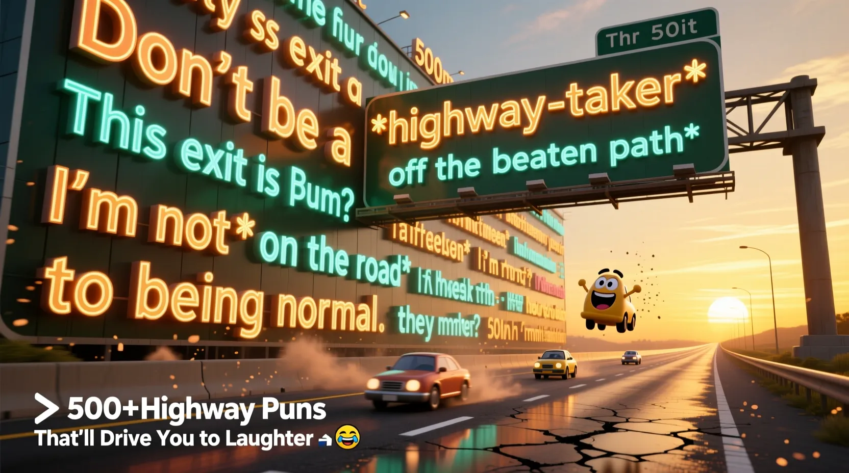 You are currently viewing 🛣️ 500+Highway Puns That’ll Drive You to Laughter 🚗😂
