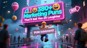 Read more about the article 📢😂380+Marketing Puns That’ll Sell You on Laughter
