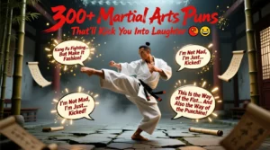 Read more about the article 300+ Martial Arts Puns That’ll Kick You Into Laughter 🥋🤣