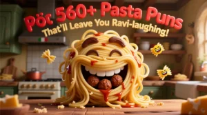 Read more about the article 🍝 560+ Pasta Puns That’ll Leave You Ravi-laughing! 😂