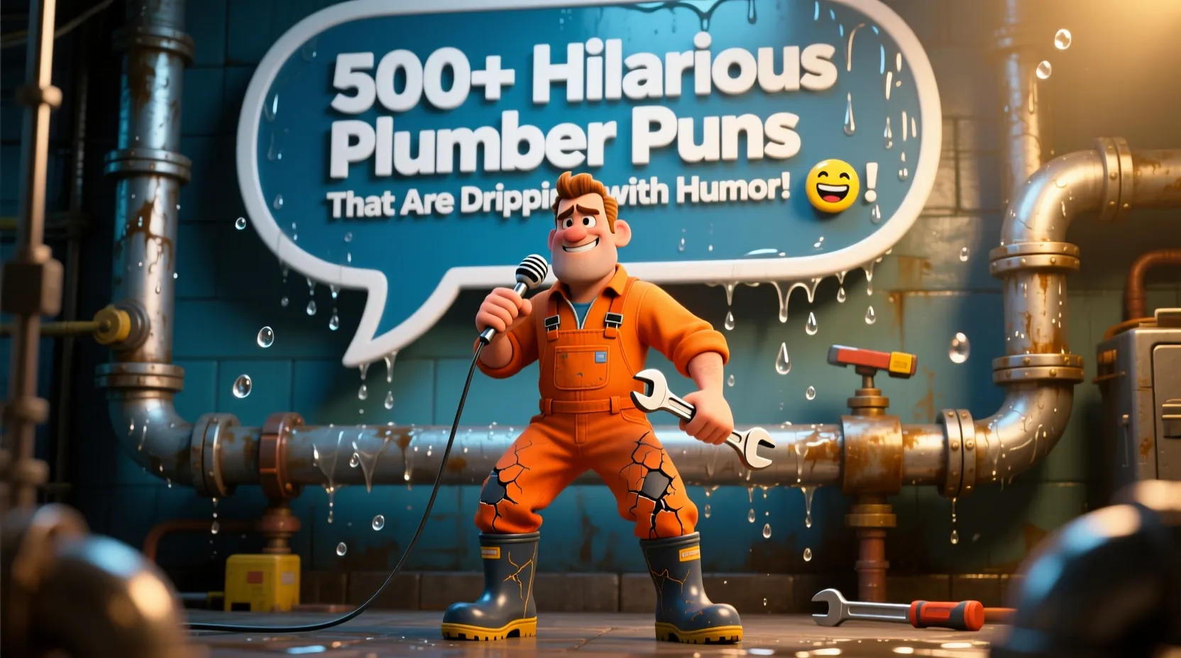 You are currently viewing 500+ Hilarious Plumber Puns That Are Dripping with Humor! 🪠😆