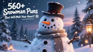 Read more about the article 560+ Snowman Puns That Will Melt Your Heart! ☃️❄️