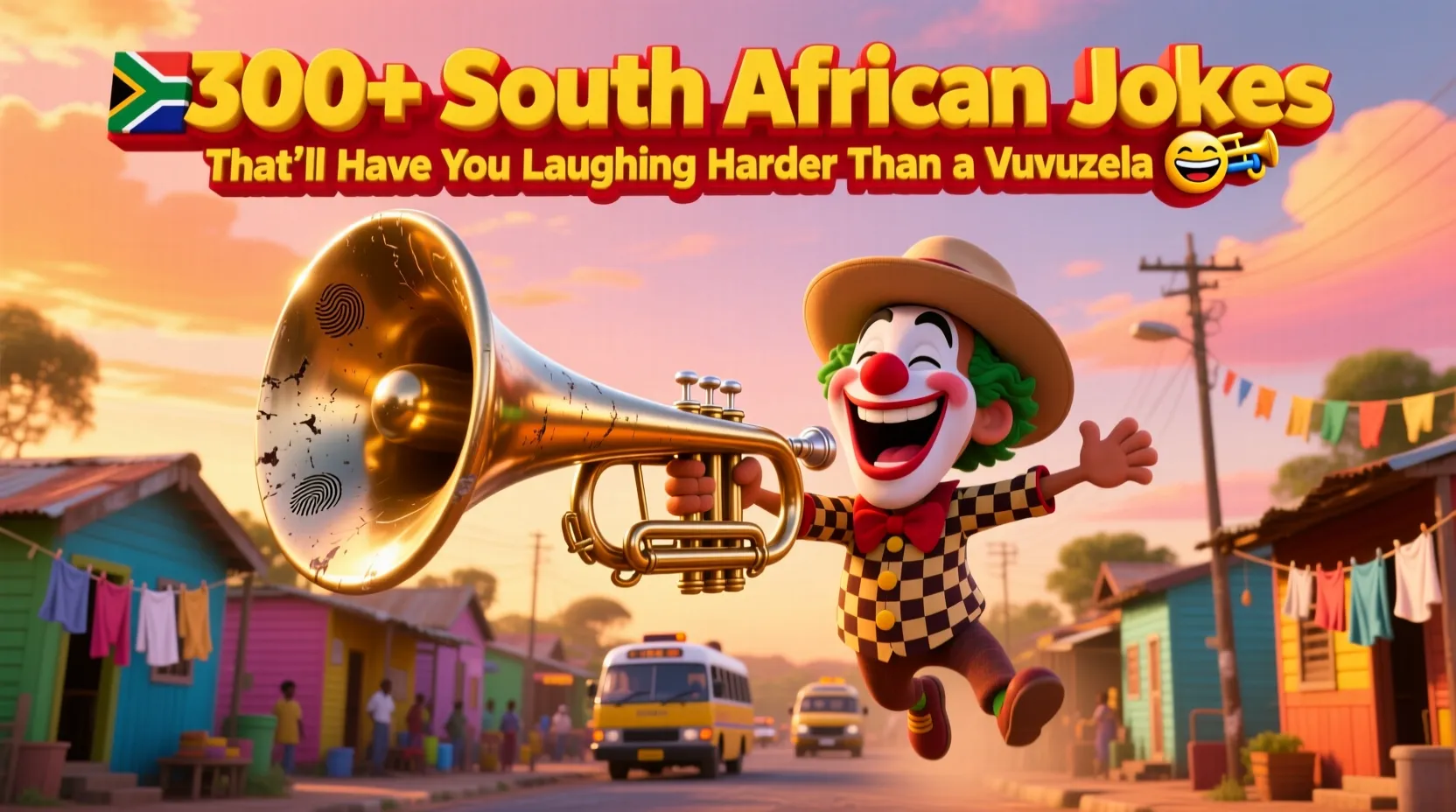 You are currently viewing 🇿🇦300+South African Jokes That’ll Have You Laughing Harder Than a Vuvuzela 😂🎺
