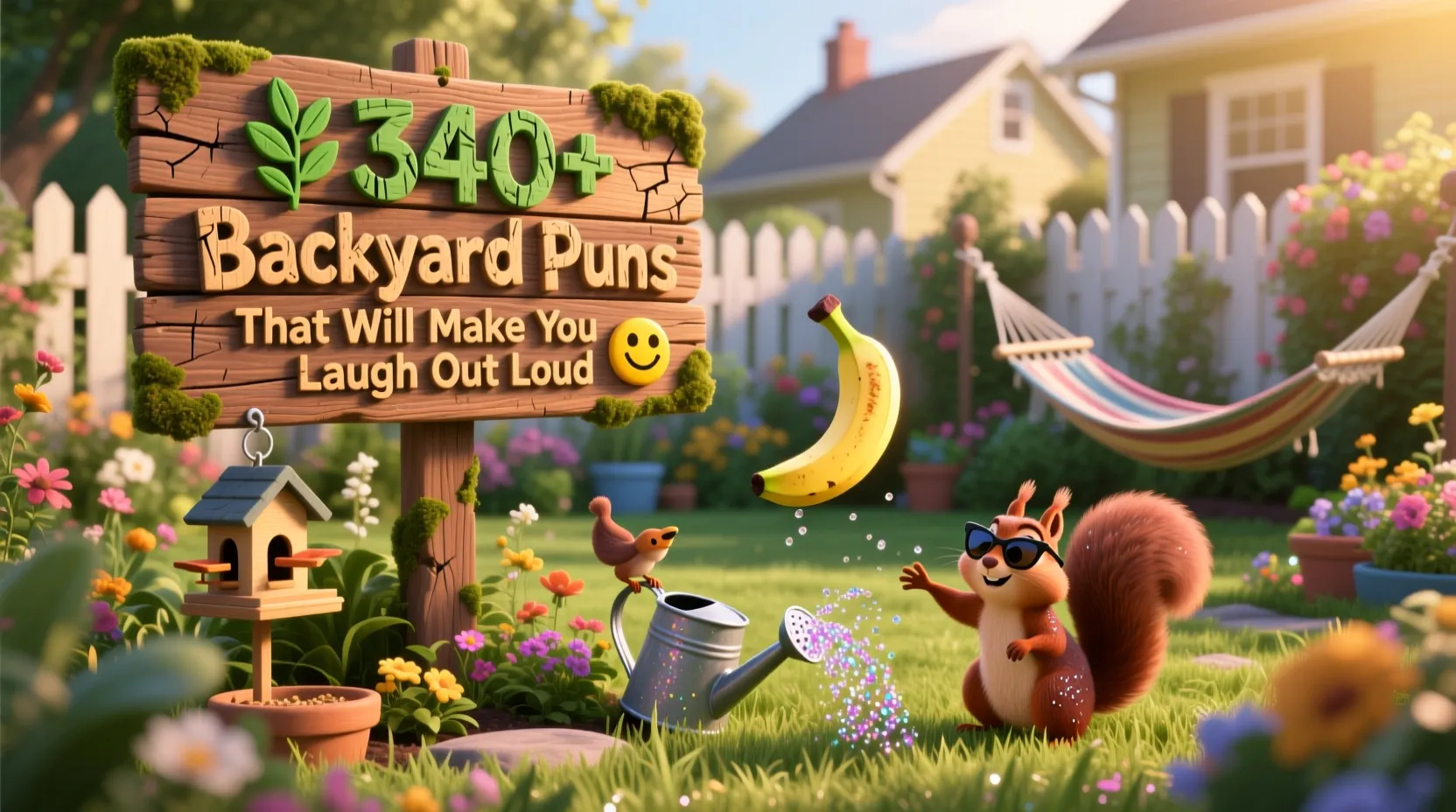 You are currently viewing 🌿340+ Backyard Puns That Will Make You Laugh Out Loud 😂