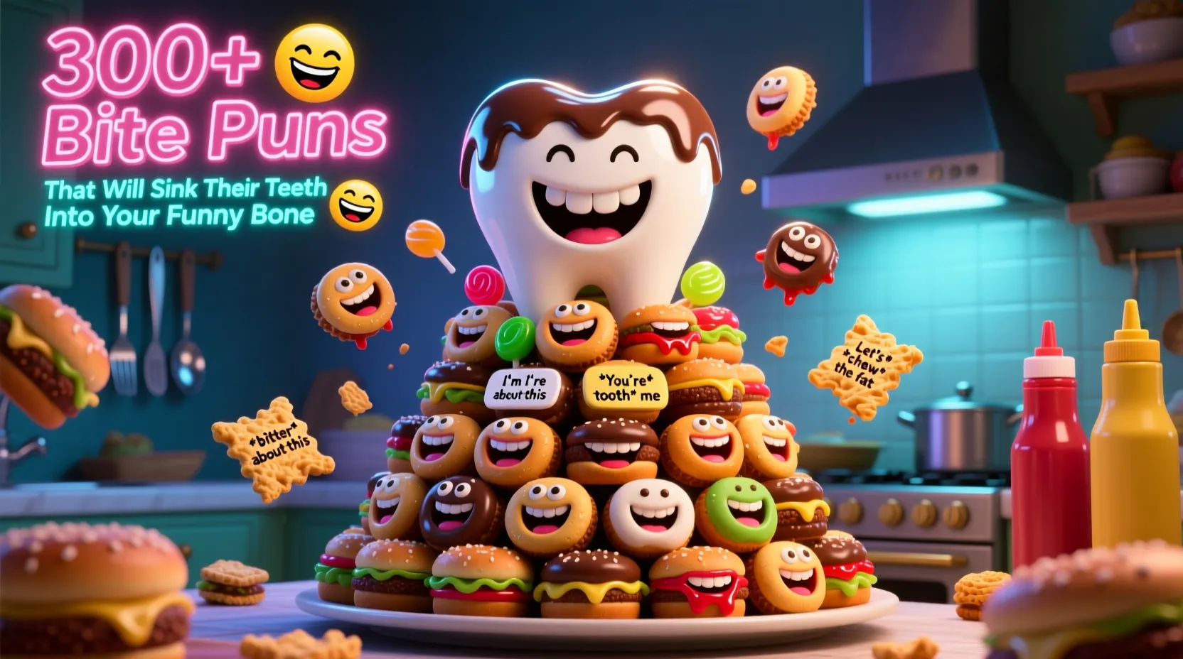 You are currently viewing 😜 300+ Bite Puns That Will Sink Their Teeth Into Your Funny Bone 🤣