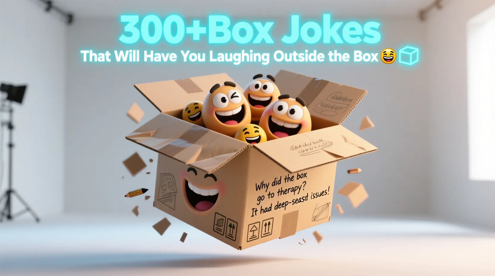You are currently viewing 📦🤣300+Box Jokes That Will Have You Laughing Outside the Box 🤣📦