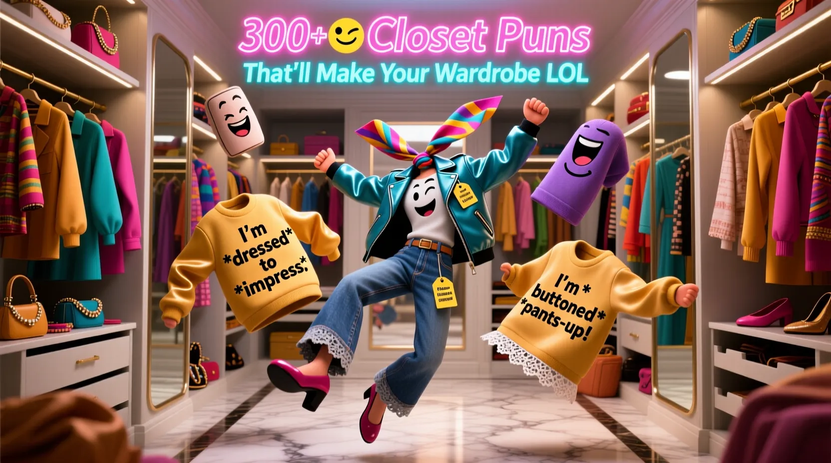 Read more about the article 🧥👗🤣300+Closet Puns That’ll Make Your Wardrobe LOL — closet puns