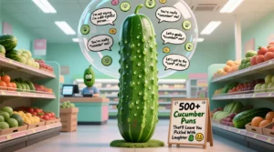 Read more about the article 500+Cucumber Puns That’ll Leave You Pickled With Laughter 🥒🤣