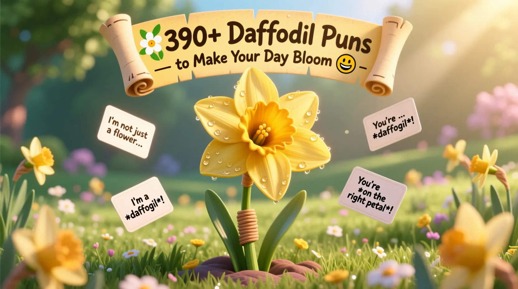 Read more about the article 🌼390+Daffodil Puns to Make Your Day Bloom 😂 — daffodil puns