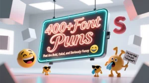 Read more about the article 400+Font Puns That Are Bold, Italic, and Seriously Funny 😂✍️