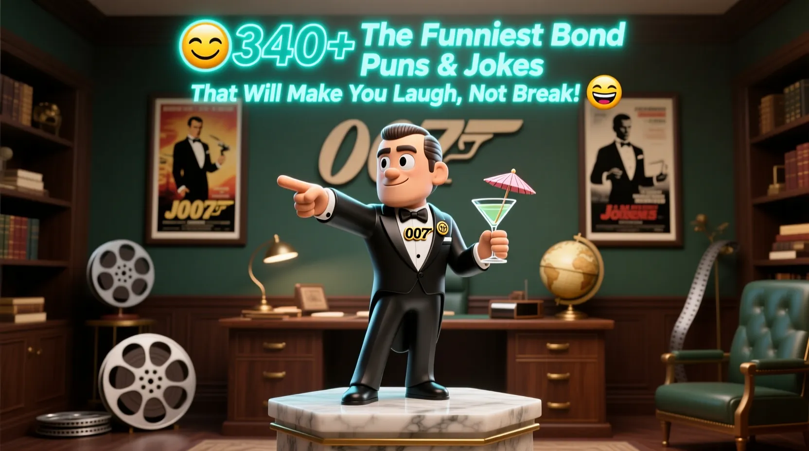 Read more about the article 😂340+The Funniest Bond Puns & Jokes That Will Make You Laugh, Not Break! 😂