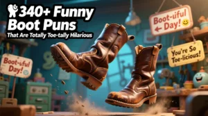 Read more about the article 👢🤣 340+ Funny Boot Puns That Are Totally Toe-tally Hilarious
