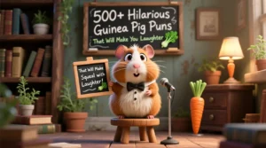 Read more about the article 500+ Hilarious Guinea Pig Puns That Will Make You Squeal with Laughter 🥕🌿