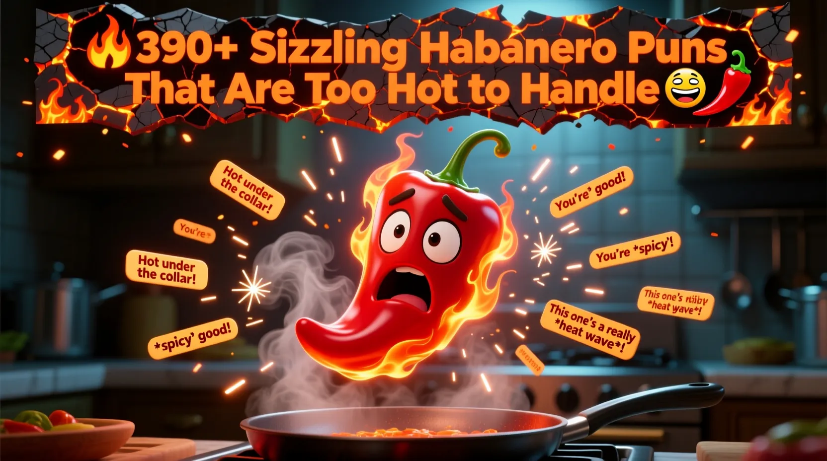 Read more about the article 🔥390+ Sizzling Habanero Puns That Are Too Hot to Handle 😂🌶️