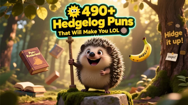 Hedgehog Puns