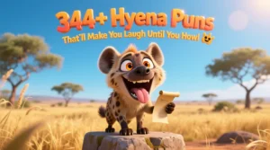 Read more about the article 344+Hyena Puns That’ll Make You Laugh Until You Howl 🐾