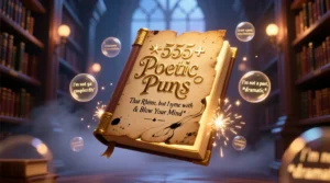 Read more about the article 🎭✨555+Poetic Puns That Rhyme, Shine & Blow Your Mind