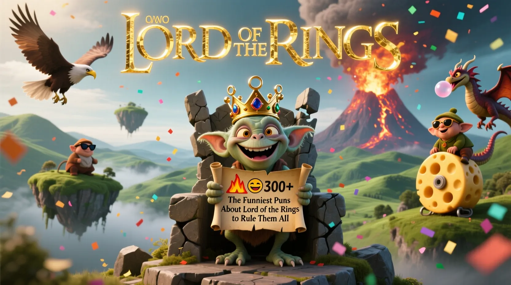 You are currently viewing 🌋😂300+The Funniest Puns About Lord of the Rings to Rule Them All