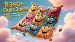 Read more about the article 🧵🤣340+Quilt Jokes That Will Leave You in Stitches — Literally! 🤣🧵