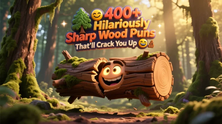 Sharp Wood Puns