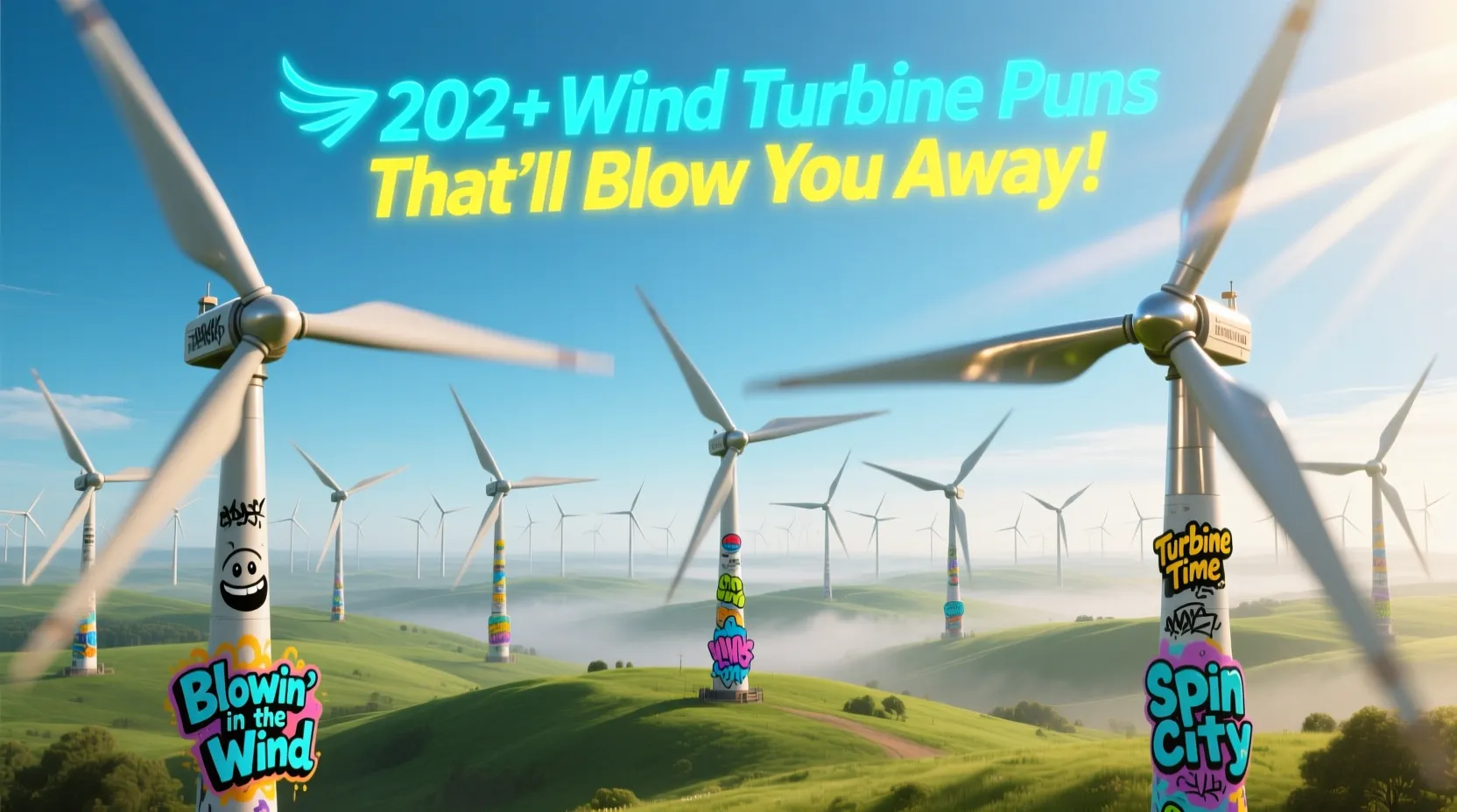 You are currently viewing 💨⚙️200+Wind Turbine Puns That’ll Blow You Away!