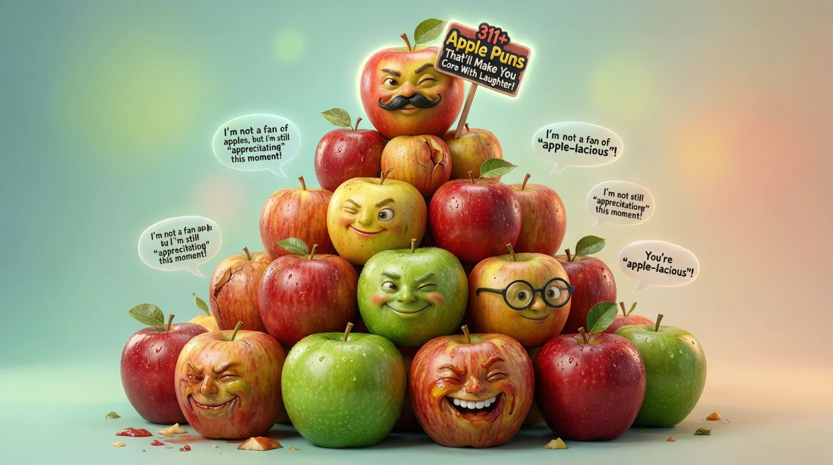 You are currently viewing 311+ Apple Puns That’ll Make You Core With Laughter! 😂🍎