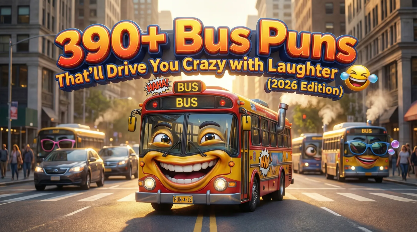 You are currently viewing 390+ Bus Puns That’ll Drive You Crazy with Laughter 🚏😆 (2026 Edition)