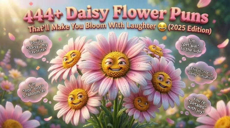 Daisy Flower Puns