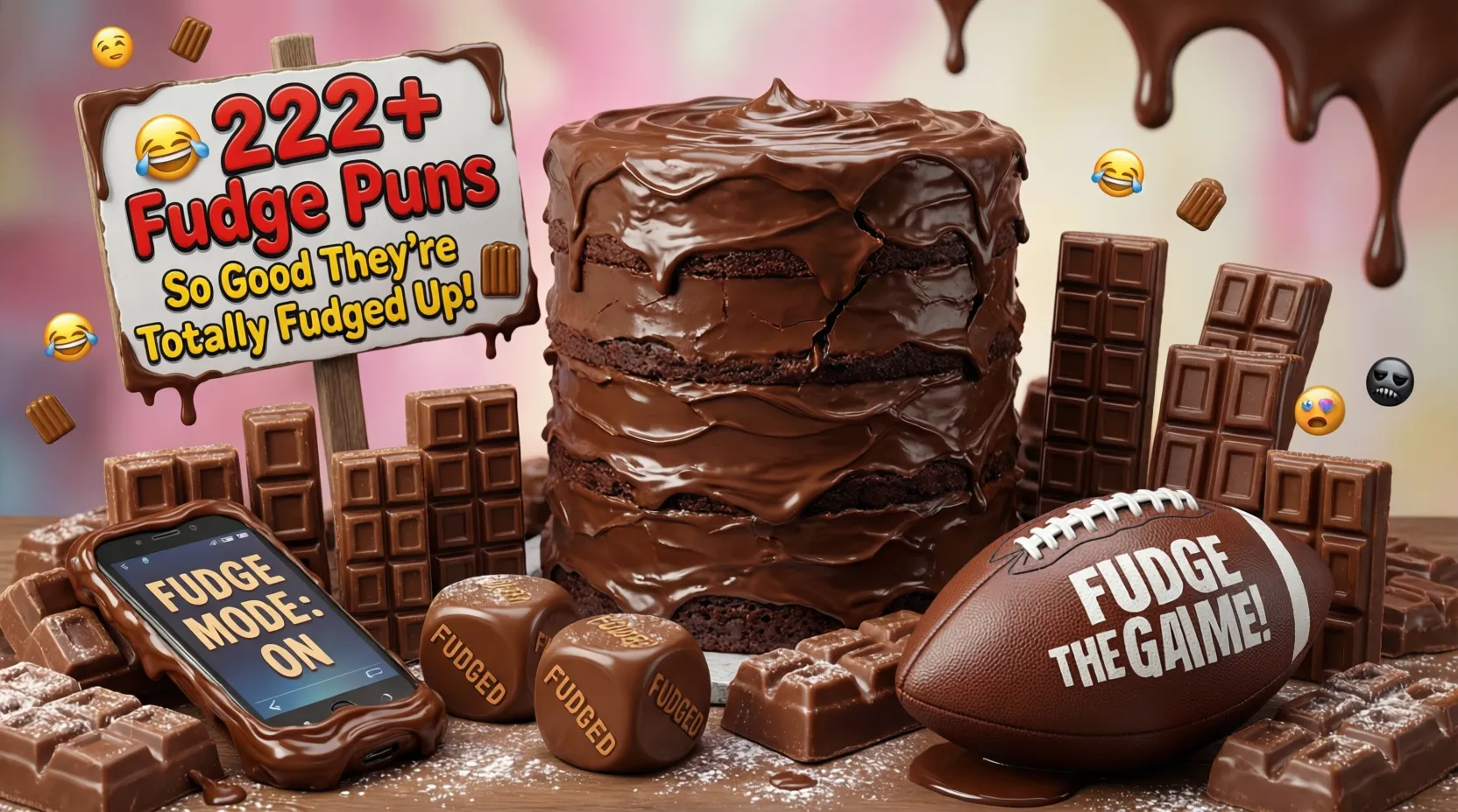 You are currently viewing 😂 222+ Fudge Puns So Good They’re Totally Fudged Up! 🍫