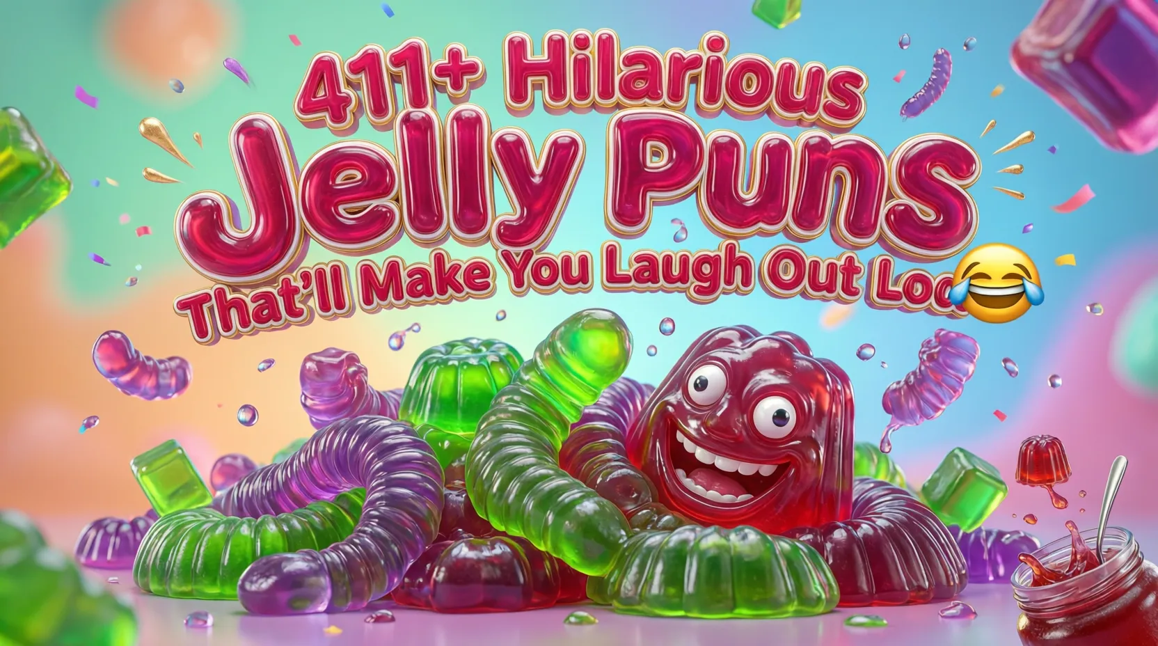 You are currently viewing 411+ Hilarious Jelly Puns That’ll Make You Laugh Out Loud 🍇😂