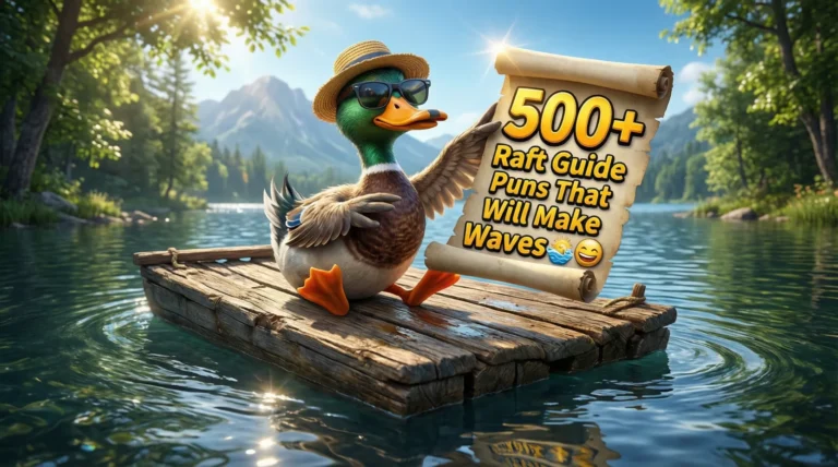 Raft Guide Puns
